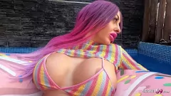 play POV Amateur Fournite baise avec emo Teen Cathy B et ses gros seins